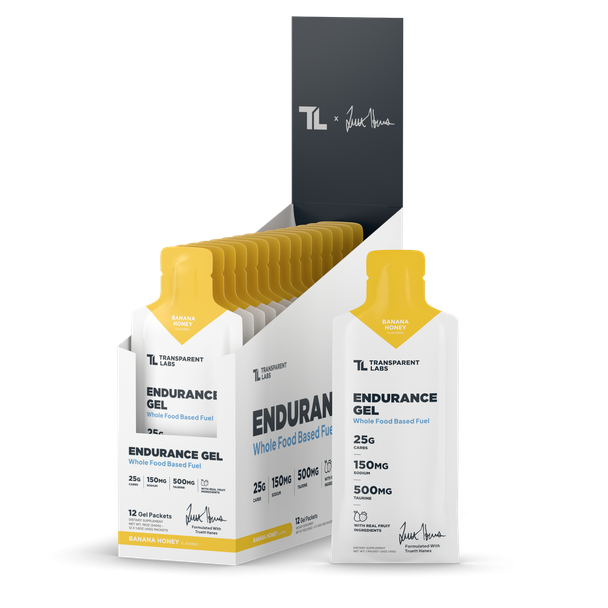 Transparent Labs Endurance Gels - Banana Honey - 12Pack