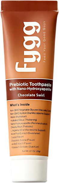 fygg Nano Hydroxyapatite Toothpaste for Kids and Adult (Chocolate - Travel)