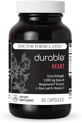 Durable Heart 1,000 mg Bergamonte Citrus Bergamot & Olive Leaf