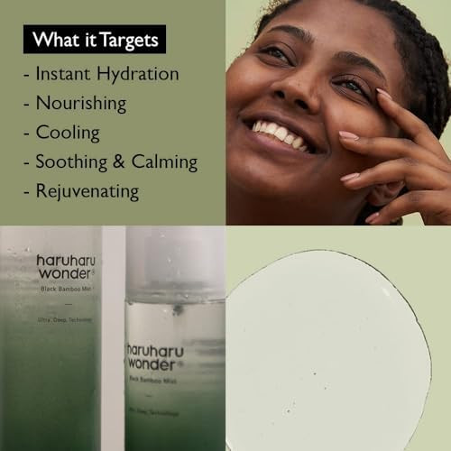 HARUHARU wonder Black Bamboo Mist  Hydrating Face Mist