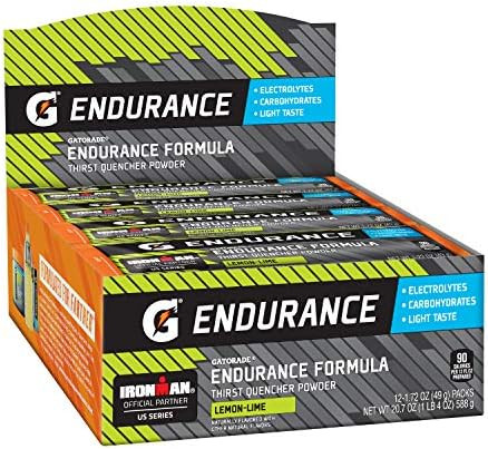 Gatorade Endurance Formula Powder Sticks, Lemon Lime, 1.72 oz. Packs, 12 Count