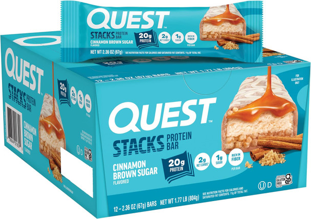 Quest Nutrition Stacks Protein Bars - 12 Count