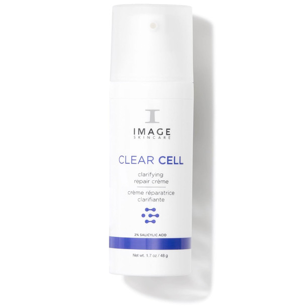 IMAGE Skincare, CLEAR CELL Clarifying Repair Crème, Face Night Cream Gel Moisturizer for Oily Prone Skin