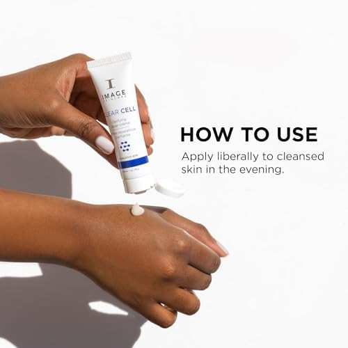 IMAGE Skincare, CLEAR CELL Clarifying Repair Crème, Face Night Cream Gel Moisturizer for Oily Prone Skin