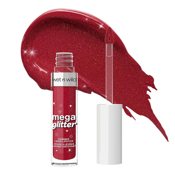 wet n wild Mega Glitter Shimmer Liquid Lipstick Halloween Fantasy Makers High Pigmented Creamy Texture