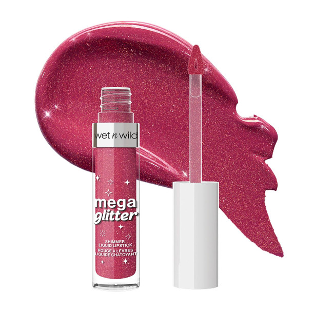 wet n wild Mega Glitter Shimmer Liquid Lipstick Halloween Fantasy Makers High Pigmented Creamy Texture