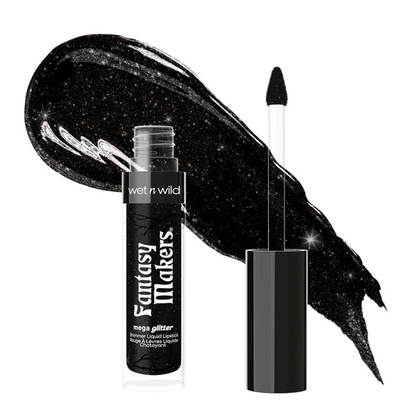 wet n wild Mega Glitter Shimmer Liquid Lipstick Halloween Fantasy Makers High Pigmented Creamy Texture