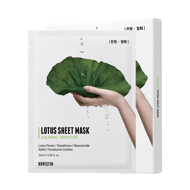 ROVECTIN Dr. Mask Aqua Hydrating Sheet Mask | Deep Moisturizing Face Mask for Dry & Dehydrated Skin – Hydrating, Plumping, Soothing & Skin Barrier Care