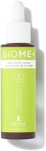 IMAGE Skincare, BIOME+ Dew Bright Serum, Microbiome Friendly Facial Serum, Boosts Luminosity and Enhances Elasticity