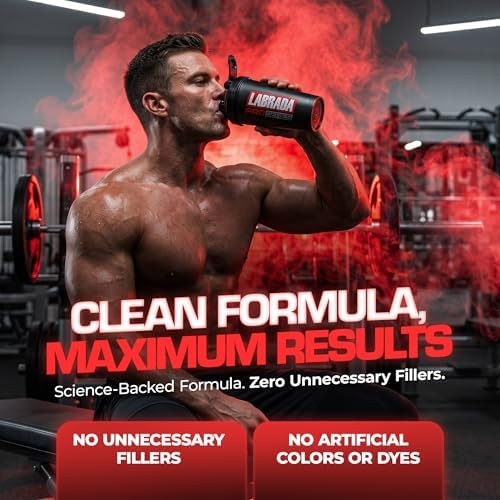 Labrada Pro Series Super Charge Pre-Workout Powder for Men & Women – Power Punch, 3-Serving Trial Size – 8g L-Citrulline, 5g Creatine, 325mg Caffeine, PeakO2® & TeaCrine® – Energy, Pump & Endurance - 3.55 Ounce