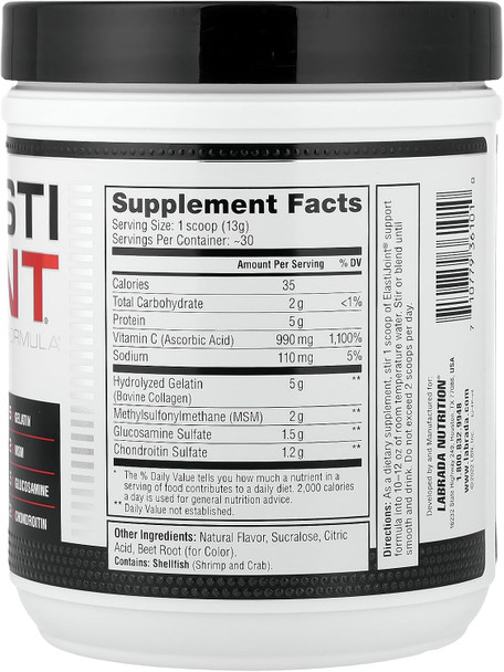 Labrada Nutrition ElastiJoint, Fruit Punch, 350-Gram