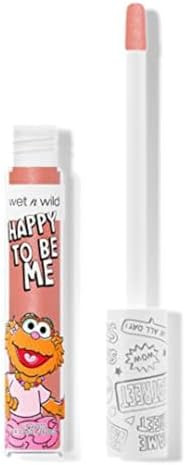 wet n wild Sesame Street Happy To Be Me Lip Gloss Hydrating Jojoba Oils & Vitamin E Lightly Tinted with Mirror Like Shine Cruelty Free