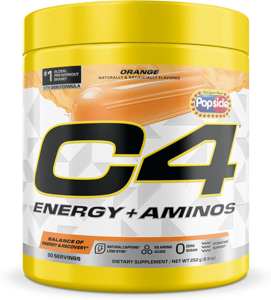 C4 Energy + Aminos Powder - 30 Servings