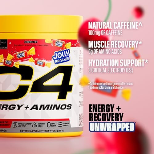 C4 Energy + Aminos Powder - 30 Servings