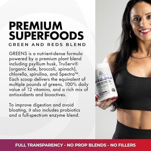 Core Nutritionals Greens, Digestive Support, Berry Bliss, 30 Servings - 11.85 Ounc