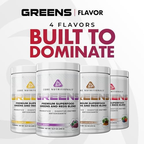 Core Nutritionals Greens, Digestive Support, Berry Bliss, 30 Servings - 11.85 Ounc