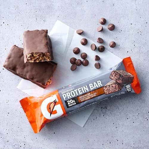 Gatorade Whey Protein Recover Bars, 2.8 ounce(Pack of 12)