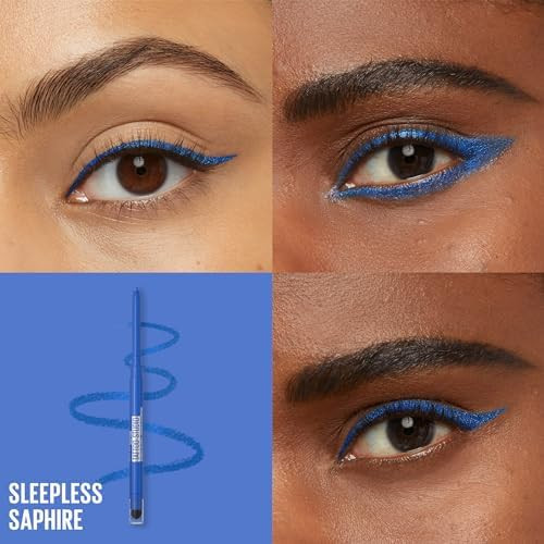 Maybelline Tattoo Studio Automatic Gel Pencil Waterproof Eyeliner  Blendable Smudge Resistant Matte Eyeliner For Up To 36HR Wear