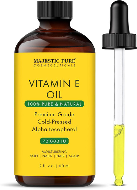 Majestic Pure Vitamin E Oil 100% Pure & Natural Body Oil
