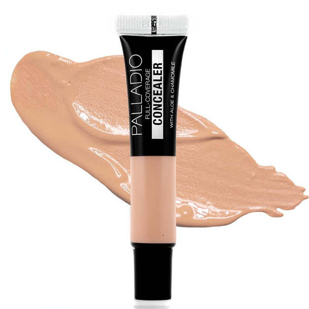 Palladio Full Coverage Concealer Creamy Face & Under Eye Formula Disguises Dark Circles Blemishes Fine Lines
