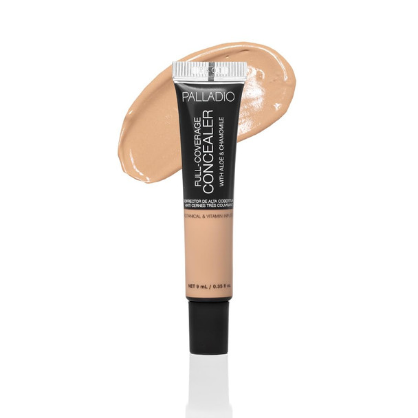 Palladio Full Coverage Concealer Creamy Face & Under Eye Formula Disguises Dark Circles Blemishes Fine Lines