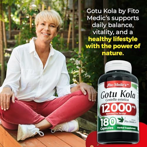 FITO MEDIC'S Lab  Gotu Kola  Centella Asiatica  180 Capsules