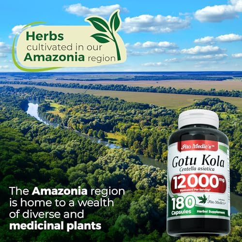 FITO MEDIC'S Lab  Gotu Kola  Centella Asiatica  180 Capsules