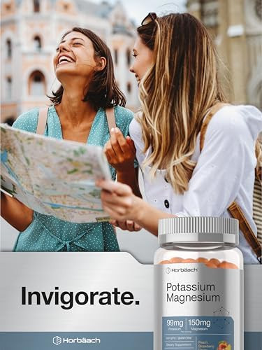 Horbaach Potassium Magnesium Citrate Gummies  70 Count