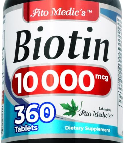 FITO MEDIC'S Lab  biotin 360 tablets  biotin Supplement