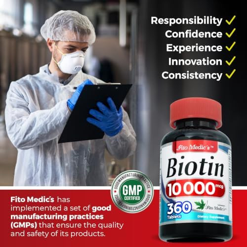 FITO MEDIC'S Lab  biotin 360 tablets  biotin Supplement