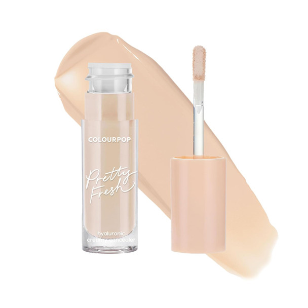 ColourPop Pretty Fresh Creamy Concealer  Full Coverage Concealer with a Natural Finish  Formulated with Hyaluronic Acid & Coconut Water for Instant Hydration  Light