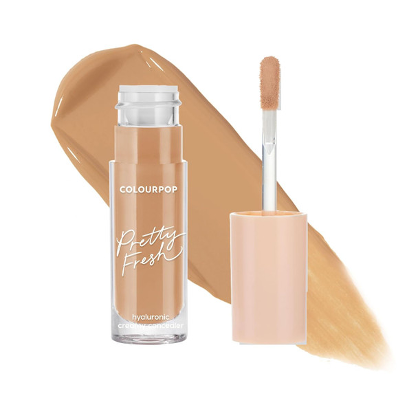 ColourPop Pretty Fresh Creamy Concealer  Full Coverage Concealer with a Natural Finish  Formulated with Hyaluronic Acid & Coconut Water for Instant Hydration  Light