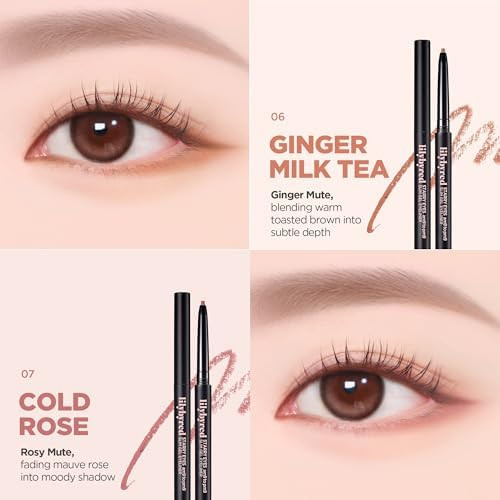 lilybyred Starry Eyes Am9 to Pm9 Slim Gel Eyeliner | Korean Ultra-Slim 2mm Gel Eyeliner, Intense Color Payoff, Creamy Formula, Easy Blending, Smudge-Proof, Long-Lasting