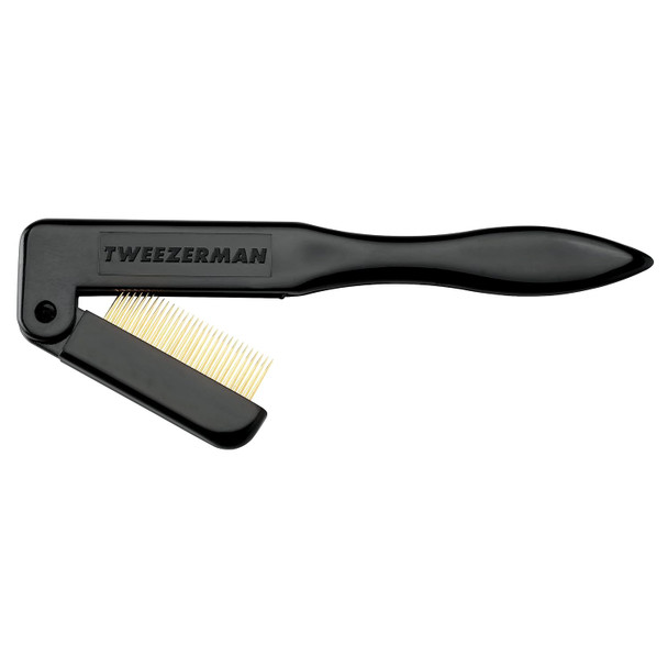 Tweezerman Folding iLashComb Black