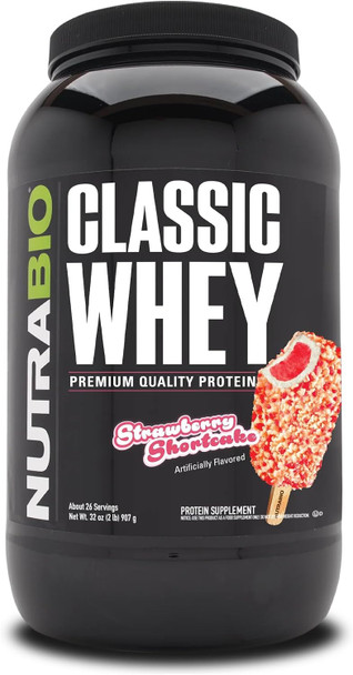 NutraBio Classic Whey Protein Powder -  2 Pounds