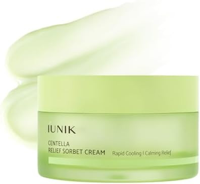 IUNIK Centella Relief Sorbet Cream Cooling &Calming Moisturizer