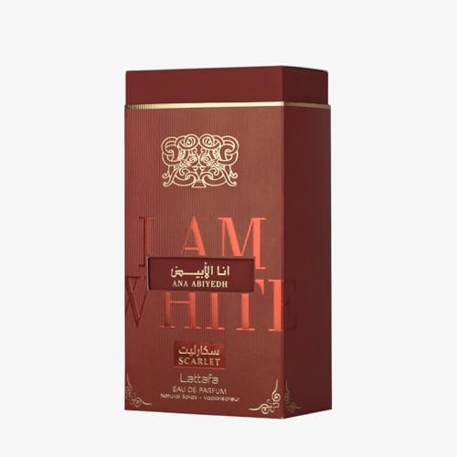 Lattafa Ana Abiyedh Scarlet – Fruity, Floral, Spicy, Sweet – Eau de Parfum Spray Long-Lasting Fragrance for Unisex, 2.0 Ounce / 60 ml