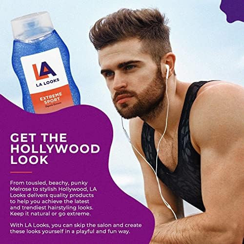 LA Looks Styling Hair Gel  Extreme Sport  20 Oz  Hold for High Performance Activity
