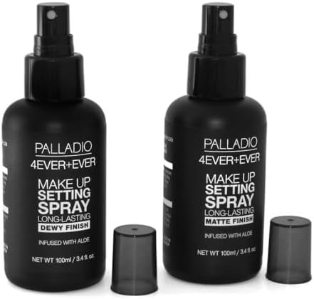 Palladio 4 Ever and Ever Make Up Setting Spray, Longlasting, Instantly Sets and Secures Makeup for All Day Wear - 100 ml