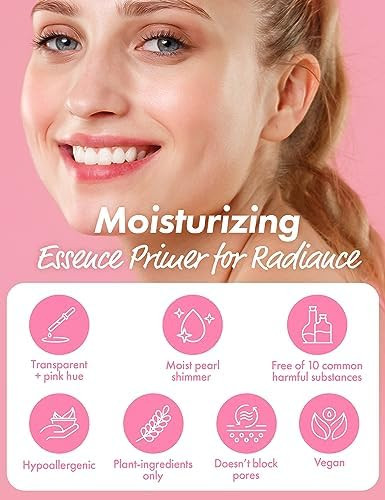 SELF BEAUTY Unicorn Radiant Hydrating Face Serum to Primer 30ml | Vitamin B3 Serum & Primer Face Makeup for Dry & Combination Skin | Cruelty-Free, Long-Lasting