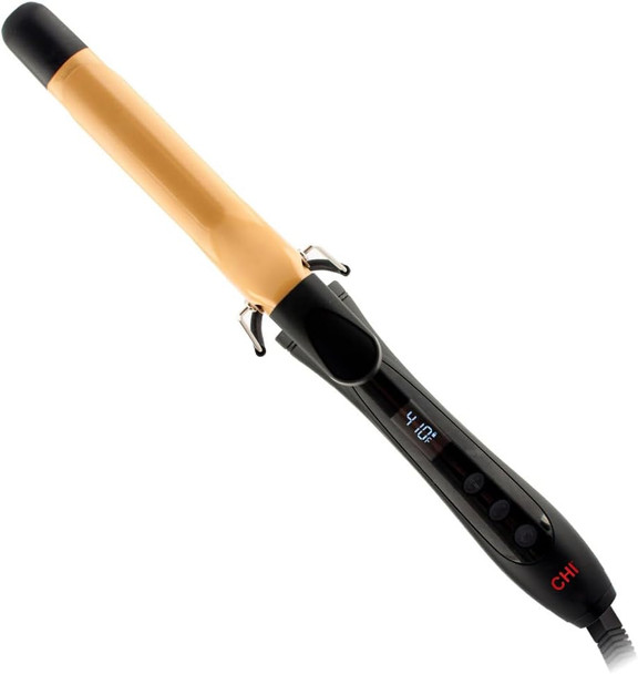 CHI Texture Tourmaline Ceramic Curling Iron  Onyx Black 1 inch