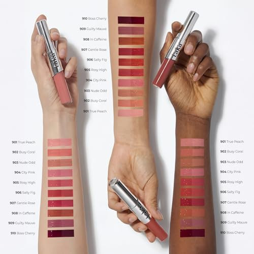 Laka Perfect Twin Lip Dual Ended Matte Liquid Lipstick & Clear Gloss Transfer Proof Color High Pigmented Lightweight Non Sticky Korean Makeup