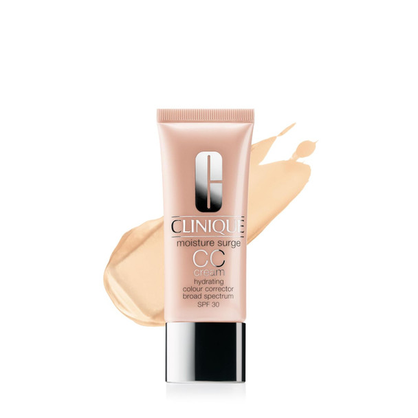 Clinique Moisture Surge Daily CC Cream Hydrating Colour Corrector Broad Spectrum SPF 30 For All Skin Types  Medium Coverage  Natural Finish