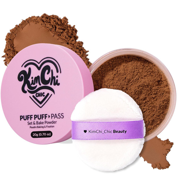 KimChiChic Beauty Puff Puff Pass Set & Bake Loose Setting Powder Makeup