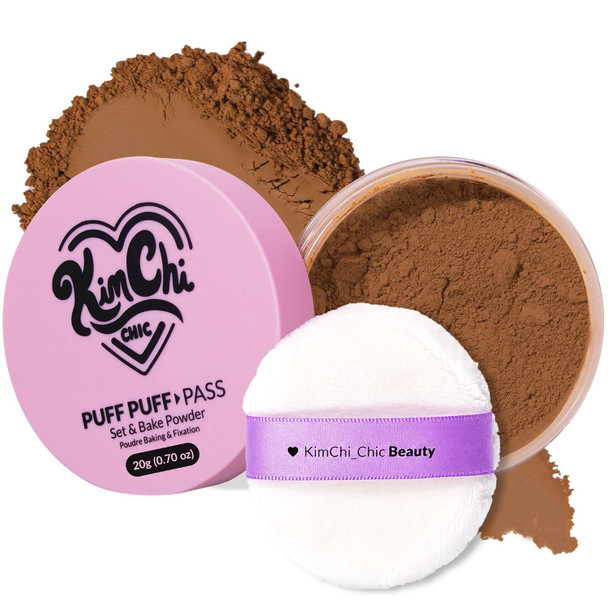 KimChiChic Beauty Puff Puff Pass Set & Bake Loose Setting Powder Makeup