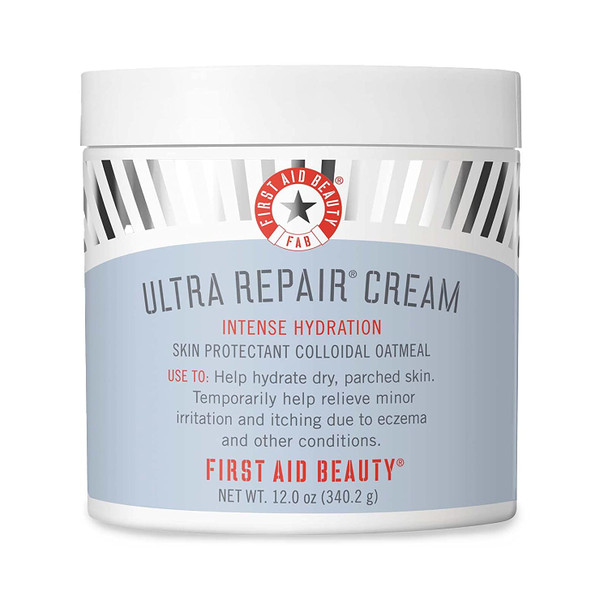 First Aid Beauty Ultra Repair Cream Intense Hydration Moisturizer for Face and Body - 12 oz.