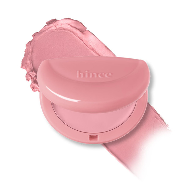 hince HALF MOON CHEEK Cream Blush for Cheeks Dewy Glow Hydrating & Blendable Korean Beauty Face Blush Lightweight Creamy Formula Natural Soft Pink Finish