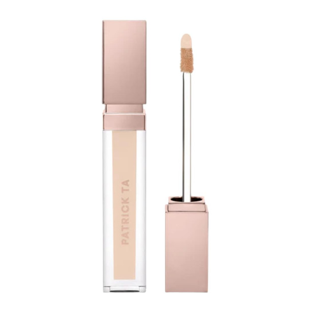 Patrick Ta MAJOR SKIN Soft Blur Brightening Concealer Liquid Luminous Finish Hydrating for Face Makeup Golden Medium to Tan