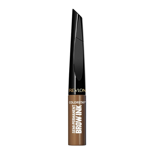 Revlon ColorStay 5-in-1 Semi-Permanent Brow Ink with Spoolie Brush, Waterproof, Transfer-Proof, Eyebrow Makeup, Easy to Remove - 0.09 fl oz