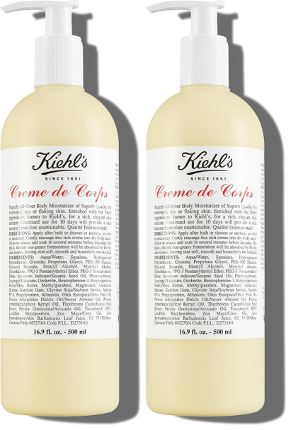 Kiehl's  Creme de Corps Body Lotion,with Cocoa Butter Fast Hydration